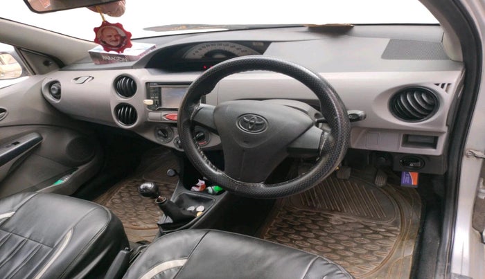 2011 Toyota Etios G, Petrol, Manual, 53,868 km, interior