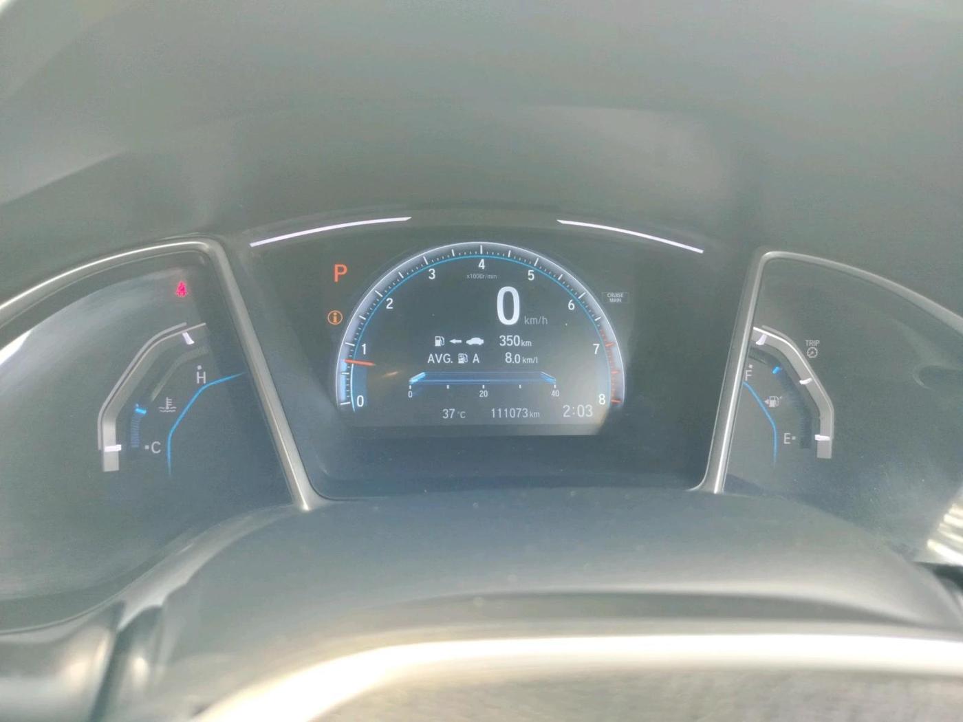 2019 Honda Civic 1.8L I-VTEC ZX CVT, Petrol, Automatic, 1,11,073 km, interior