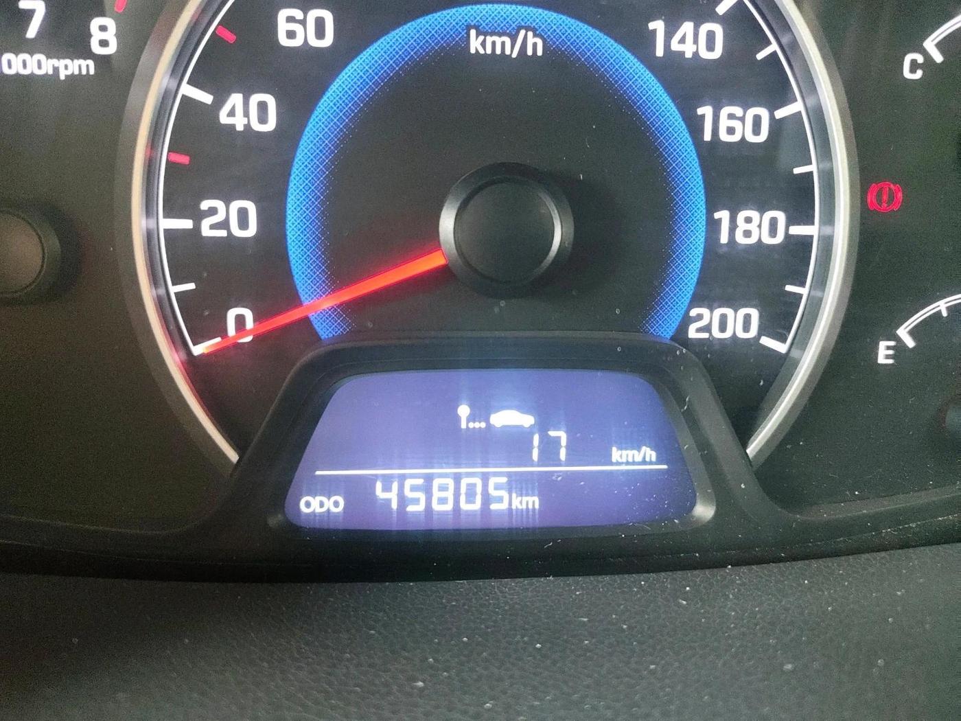 2016 Hyundai Grand i10 MAGNA 1.2 KAPPA VTVT, Petrol, Manual, 45,805 km, interior