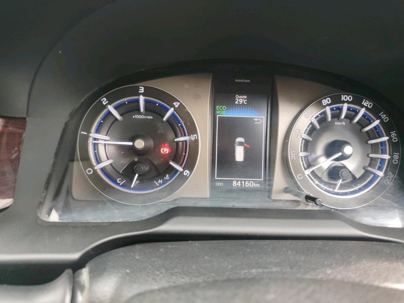 2016 Toyota Innova Crysta 2.4 ZX 7 STR, Diesel, Manual, 84,160 km, interior