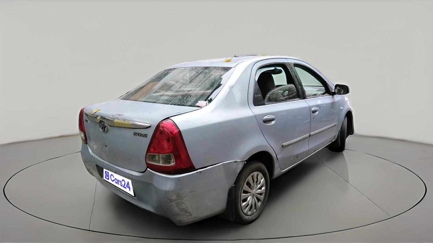 2011 Toyota Etios G, Petrol, Manual, 52,919 km, exterior
