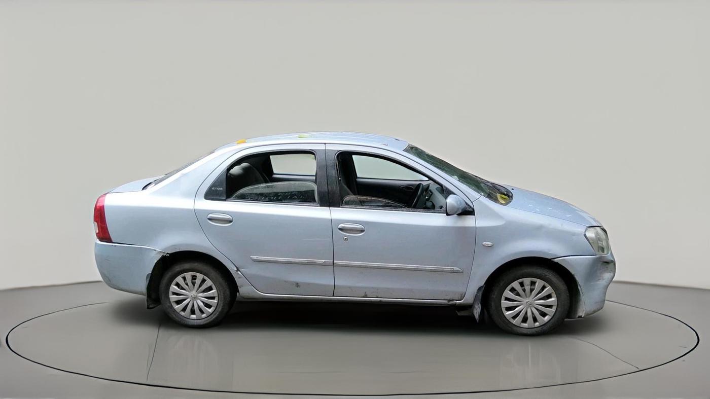 2011 Toyota Etios G, Petrol, Manual, 52,919 km, exterior