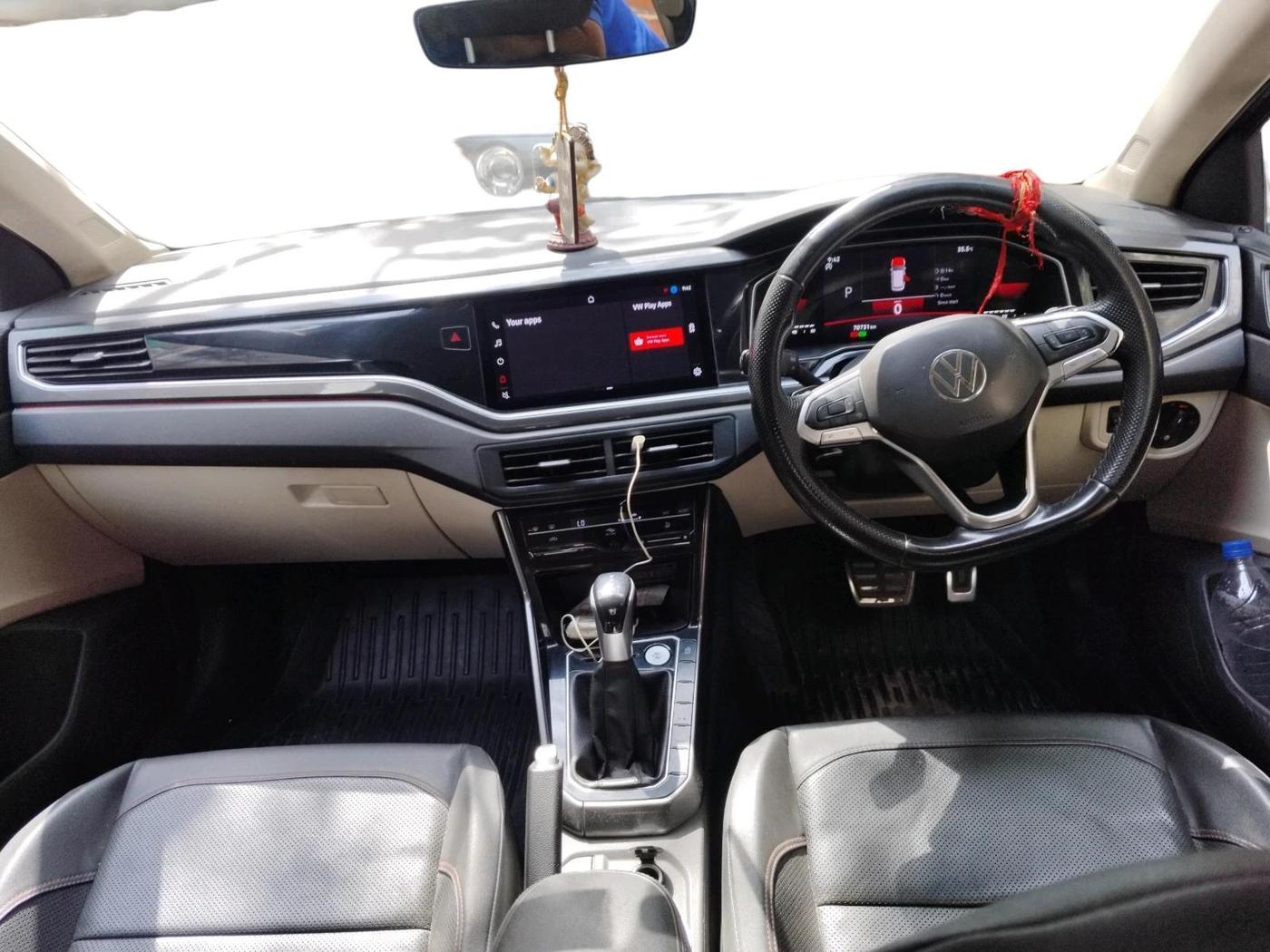 2023 Volkswagen VIRTUS GT PLUS TSI 1.5 EVO DSG, Petrol, Automatic, 70,731 km, interior
