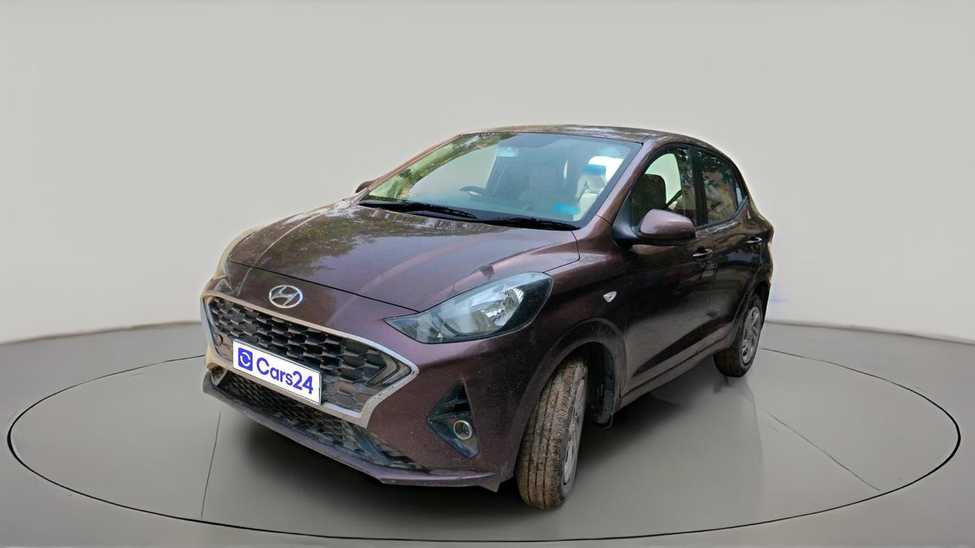 2021 Hyundai AURA S 1.2 CNG, CNG, Manual, 76,039 km, exterior