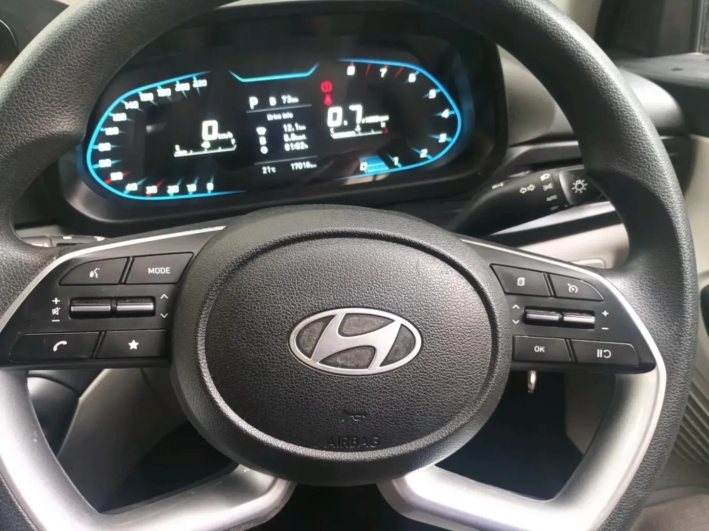 2024 Hyundai NEW I20 SPORTZ 1.2 IVT, Petrol, Automatic, 17,018 km, interior