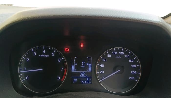 2017 Hyundai Creta SX PLUS AT 1.6 PETROL, Petrol, Automatic, 75,356 km, interior