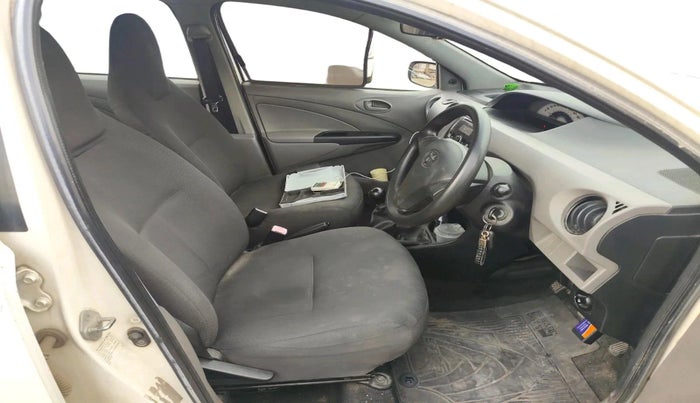 2011 Toyota Etios G, Petrol, Manual, 44,981 km, interior