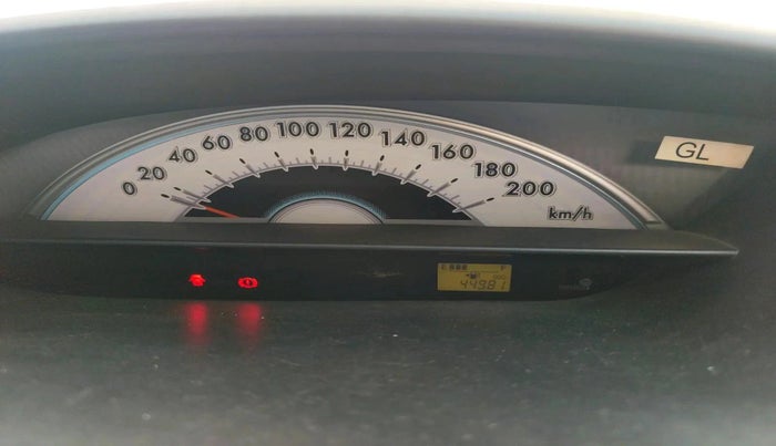 2011 Toyota Etios G, Petrol, Manual, 44,981 km, interior