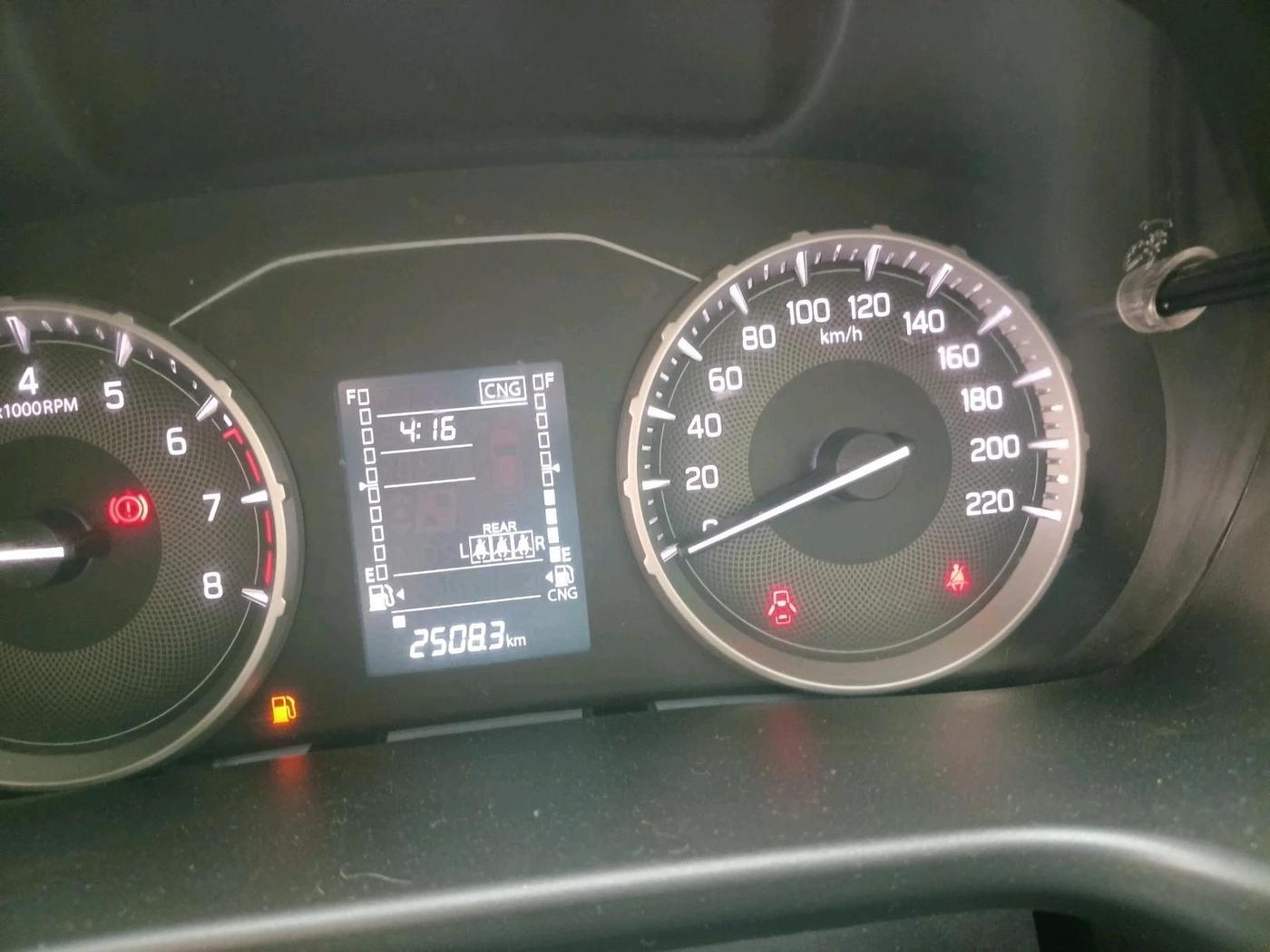 2025 Maruti BREZZA LXI S- CNG, CNG, Manual, 25,083 km, interior