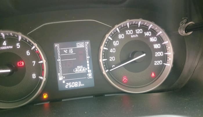 2025 Maruti BREZZA LXI S- CNG, CNG, Manual, 25,083 km, interior