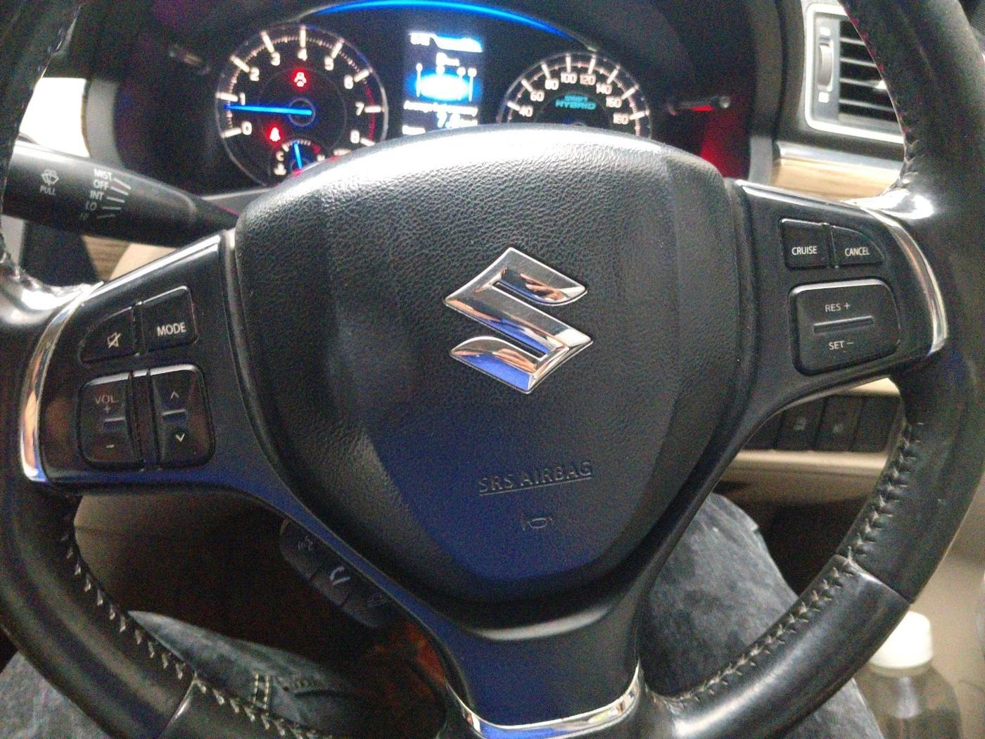 2019 Maruti Ciaz ALPHA 1.5 SHVS PETROL, Petrol, Manual, 85,775 km, interior