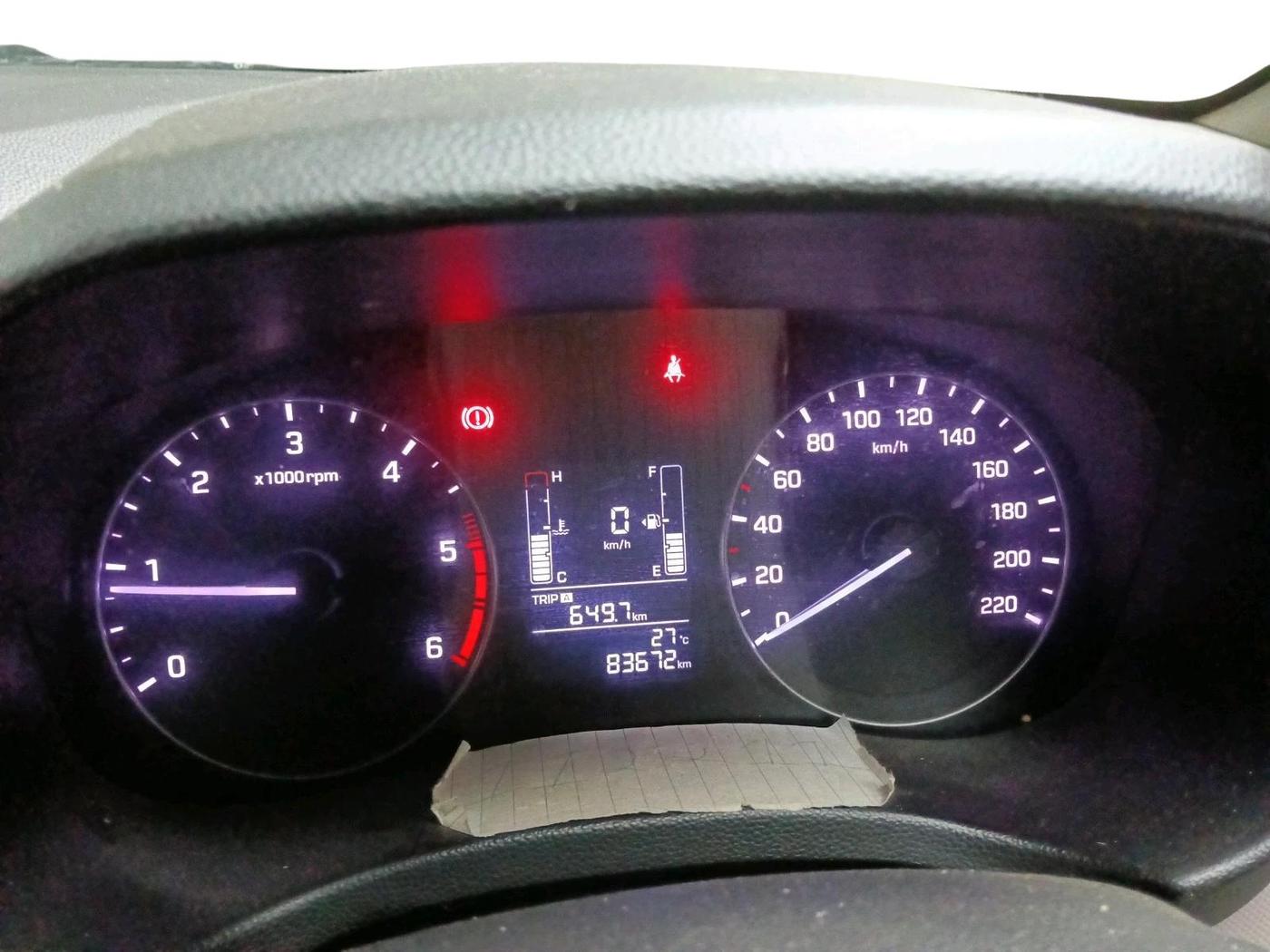 2018 Hyundai Creta E PLUS 1.4 DIESEL, Diesel, Manual, 83,672 km, interior
