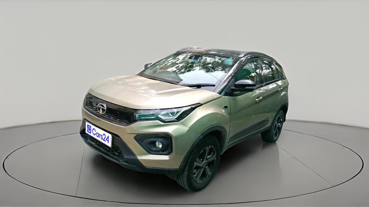 2022 Tata NEXON XZA PLUS (PREMIUM) KAZIRANGA PETROL, Petrol, Automatic, 57,380 km, exterior