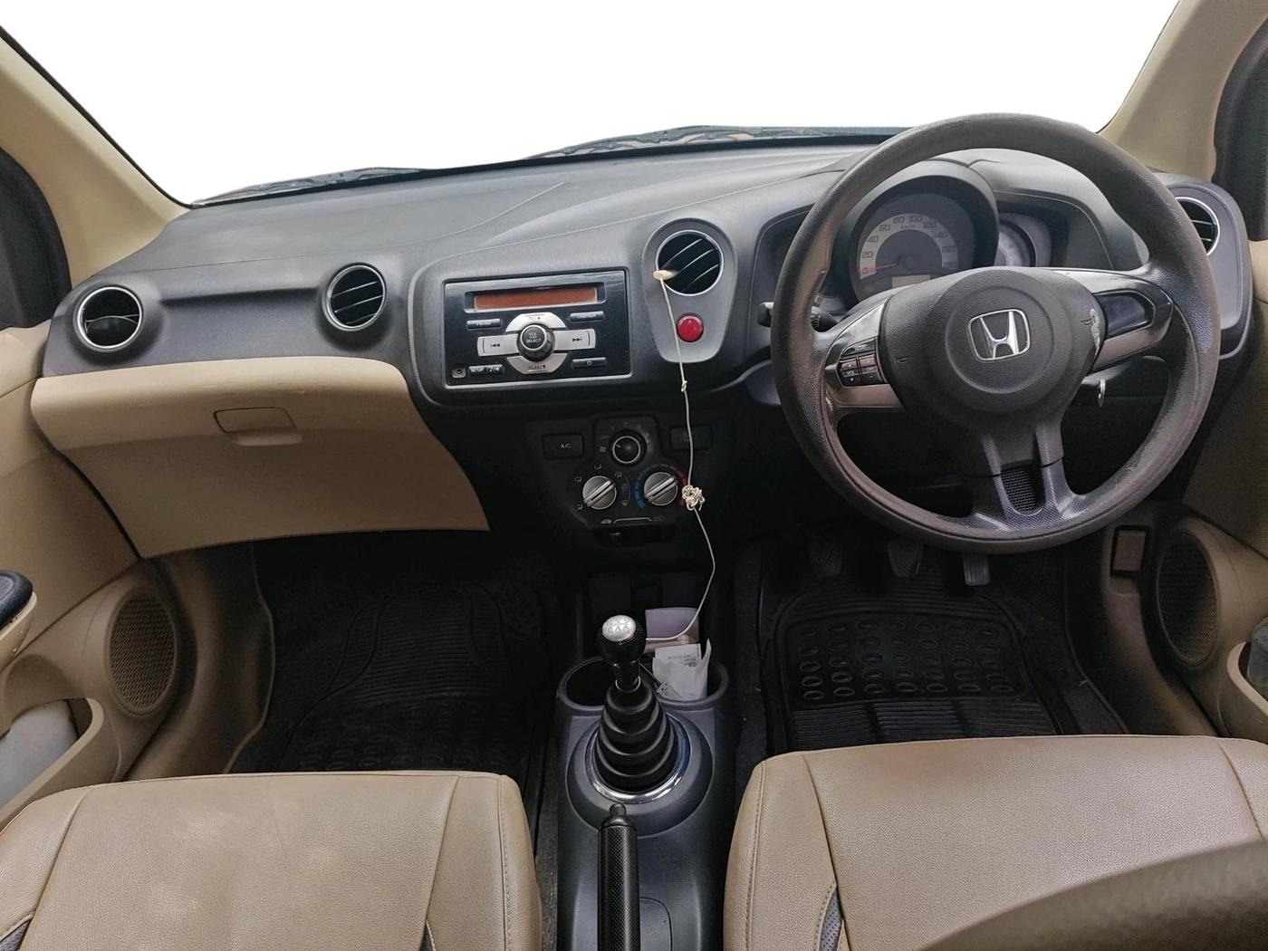 2014 Honda Brio S MT, Petrol, Manual, 74,687 km, interior