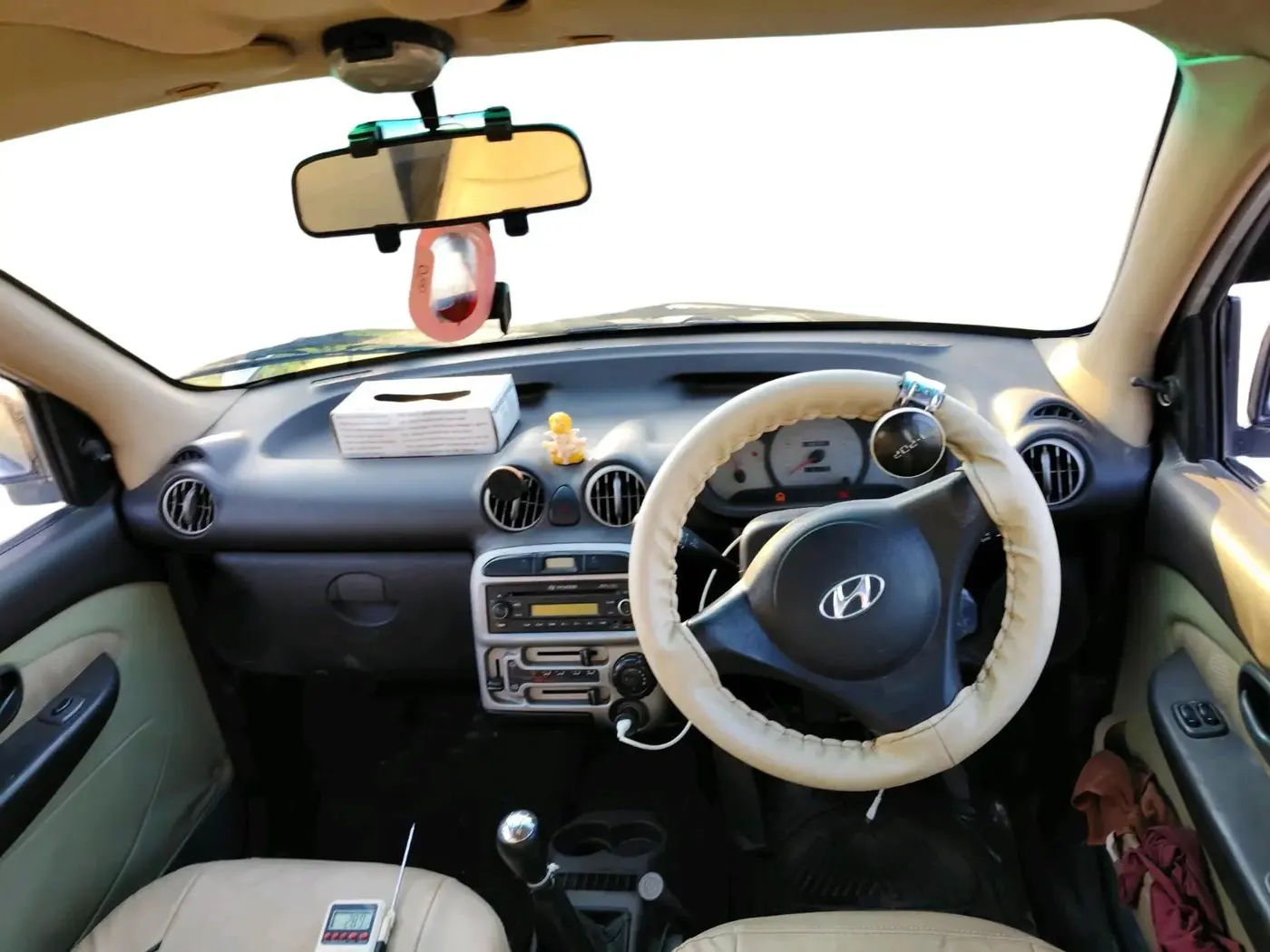 2012 Hyundai Santro Xing GLS, CNG, Manual, 1,36,987 km, interior
