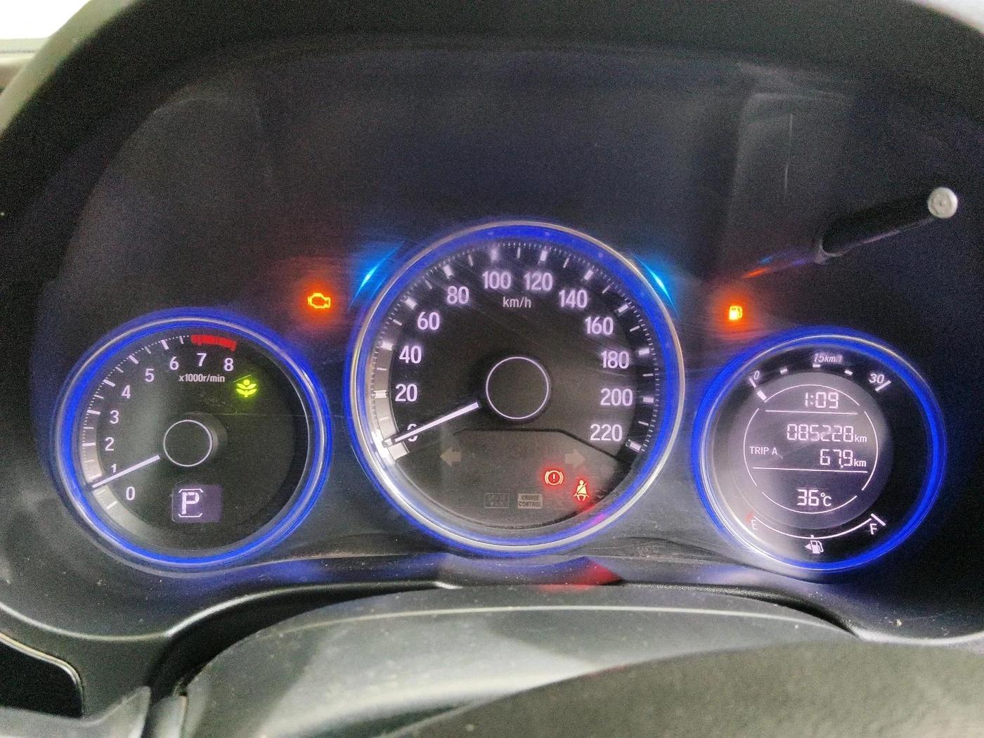 2015 Honda City 1.5L I-VTEC VX CVT, CNG, Automatic, 85,228 km, interior