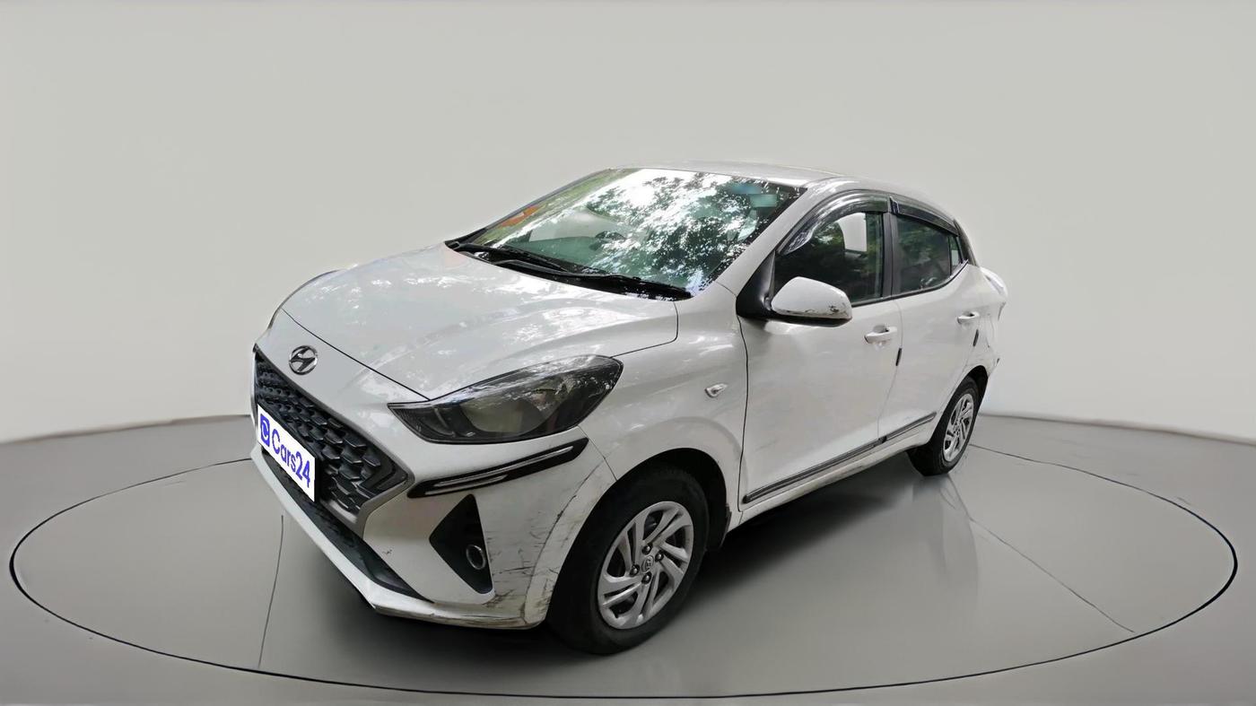 2022 Hyundai AURA S 1.2 CNG, CNG, Manual, 48,541 km, exterior