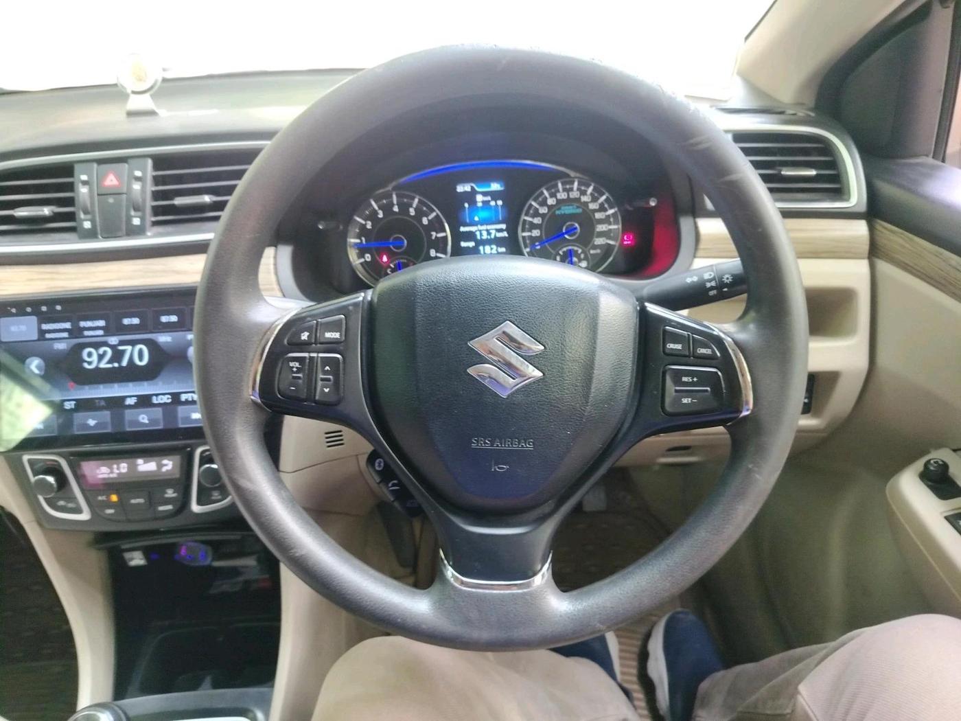 2019 Maruti Ciaz DELTA 1.5 SHVS MT PETROL, Petrol, Manual, 71,141 km, interior