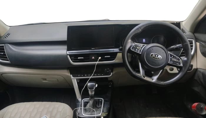 2020 KIA SELTOS HTX IVT 1.5 PETROL, Petrol, Automatic, 1,30,970 km, interior