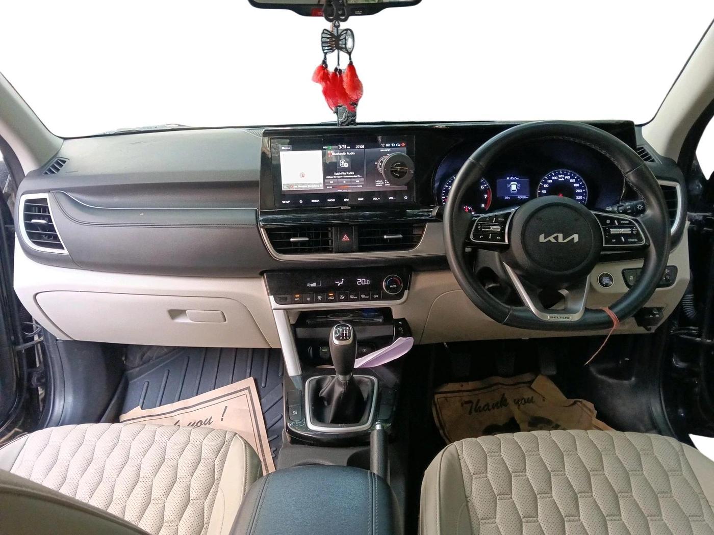 2022 KIA SELTOS HTX PETROL 1.5, Petrol, Manual, 42,498 km, interior