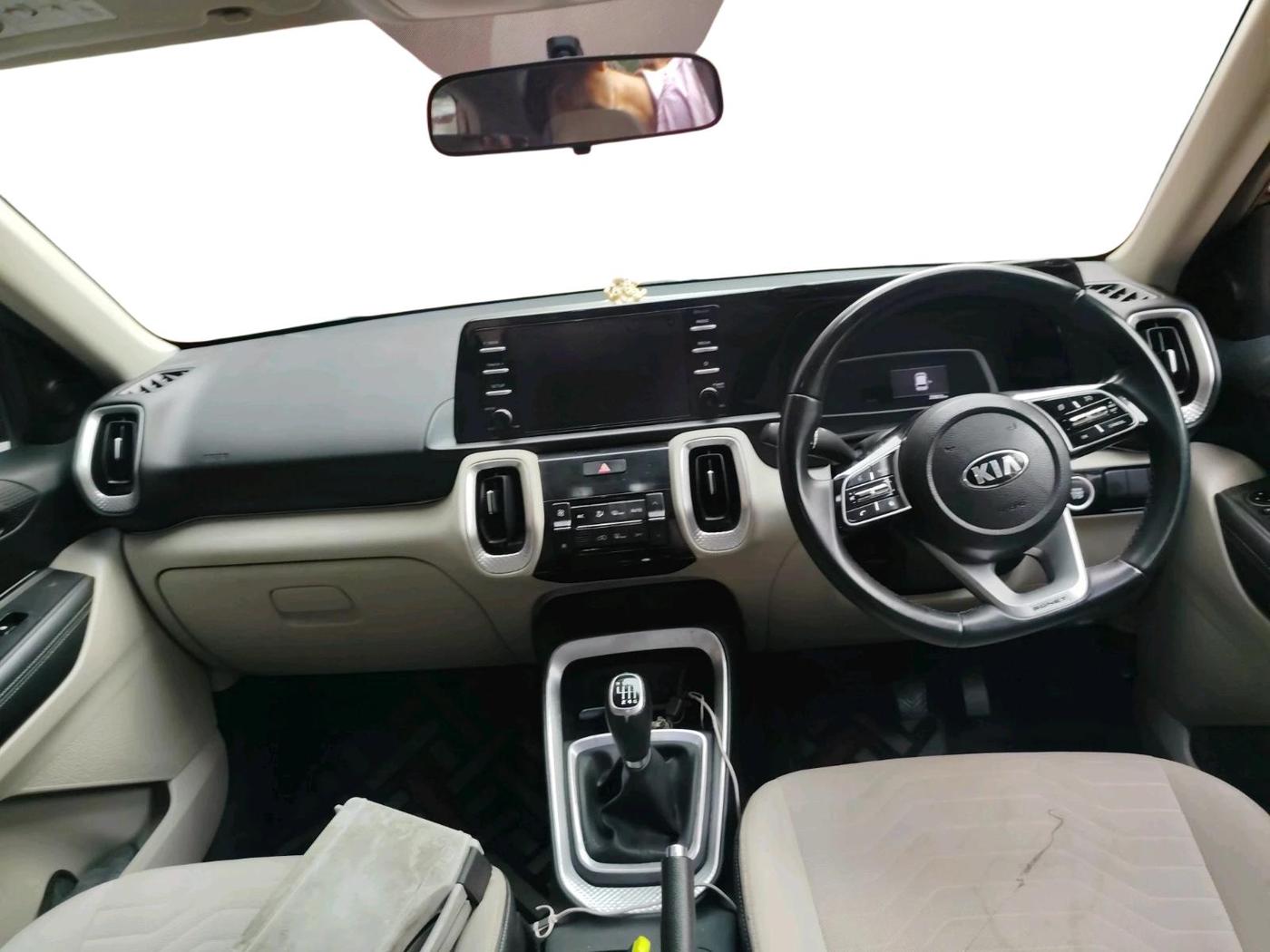 2021 KIA SONET HTX 1.0 IMT, Petrol, Manual, 29,805 km, interior