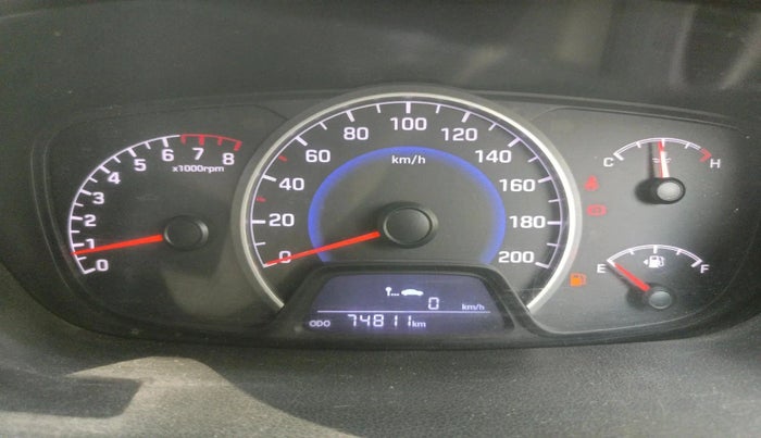 2017 Hyundai Grand i10 MAGNA 1.2 KAPPA VTVT, CNG, Manual, 74,811 km, interior