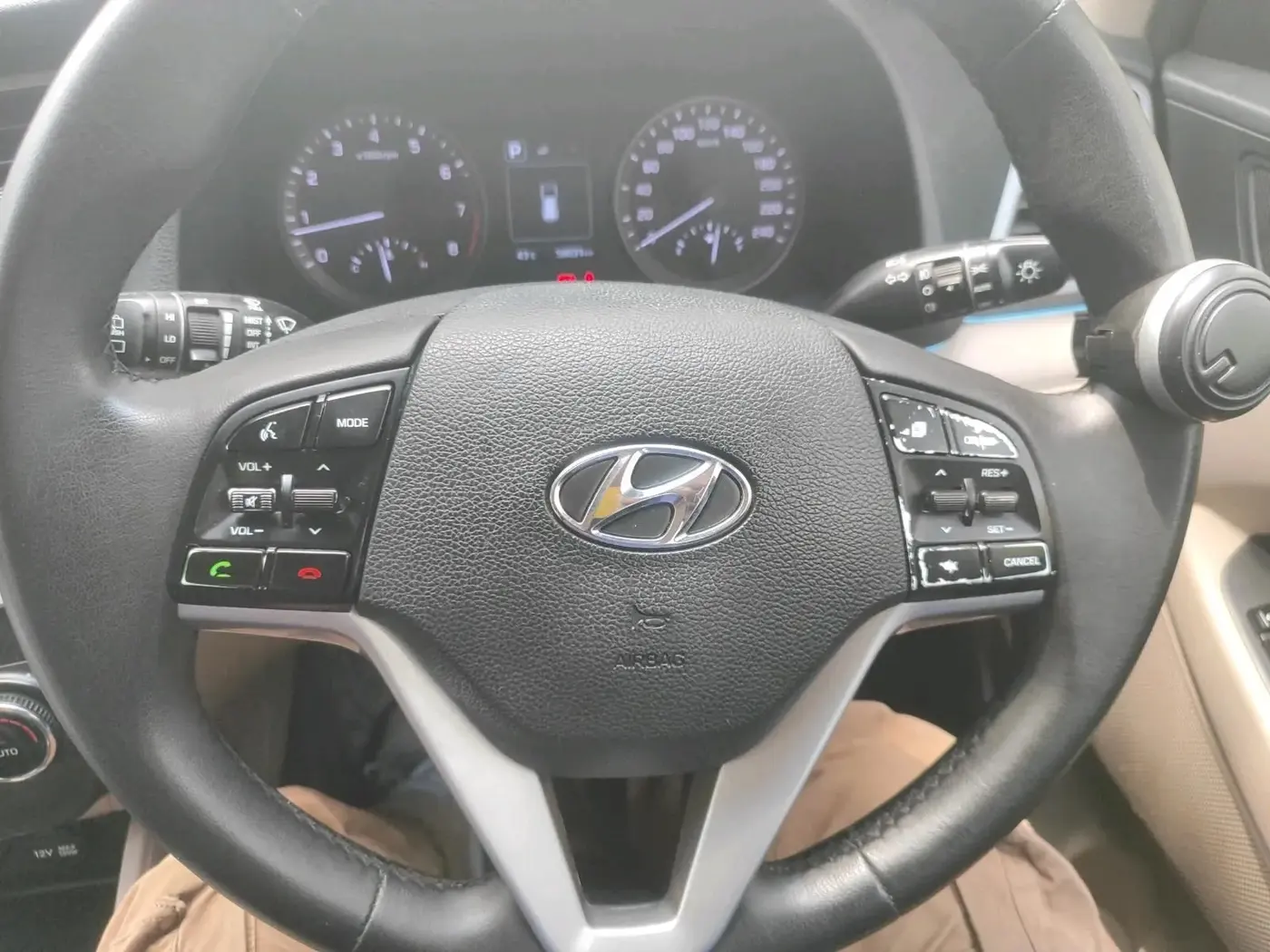 2019 Hyundai Tucson GL (O) 2WD AT PETROL, Petrol, Automatic, 58,031 km, interior