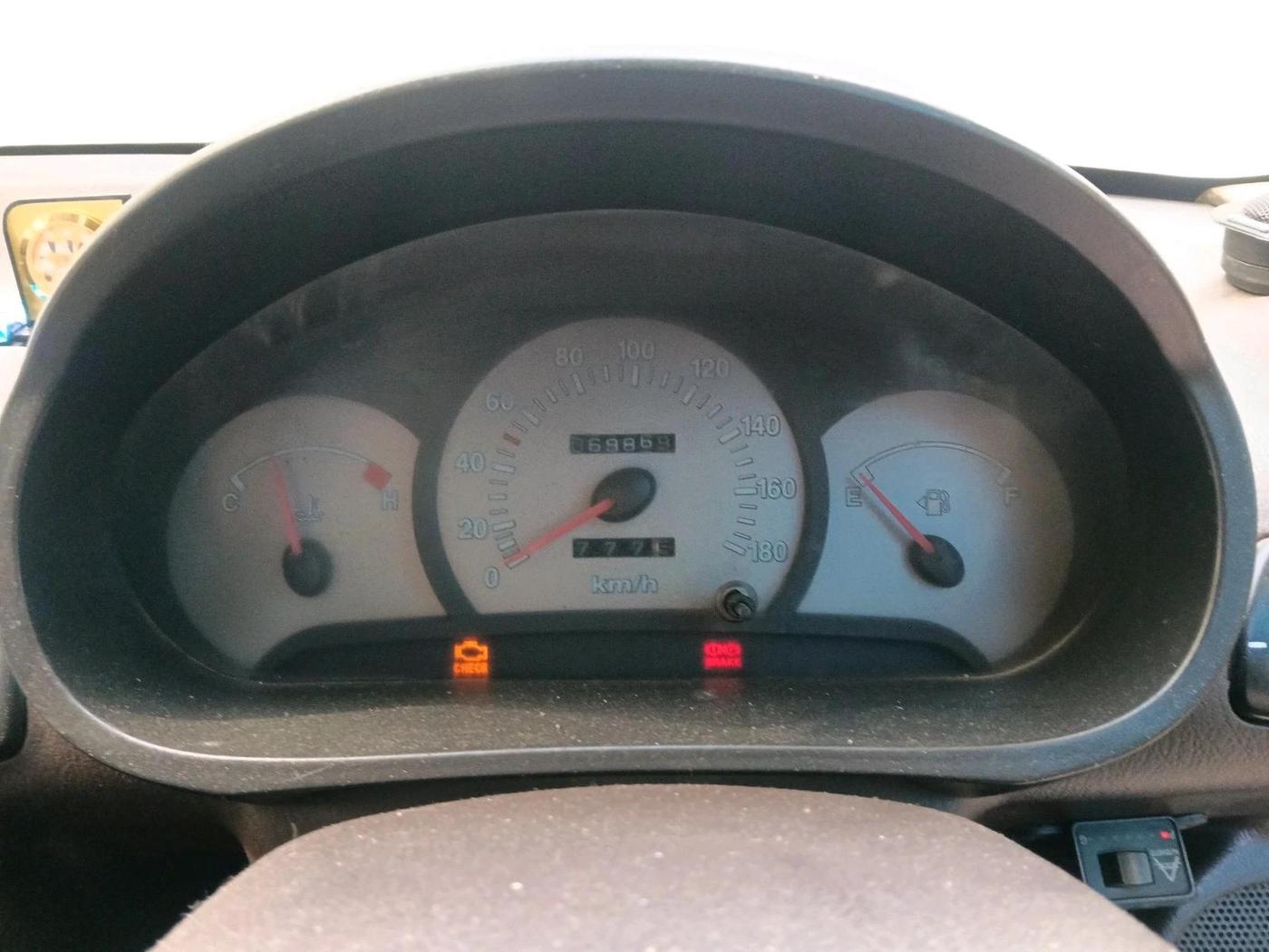 2012 Hyundai Santro Xing GL, CNG, Manual, 69,869 km, interior