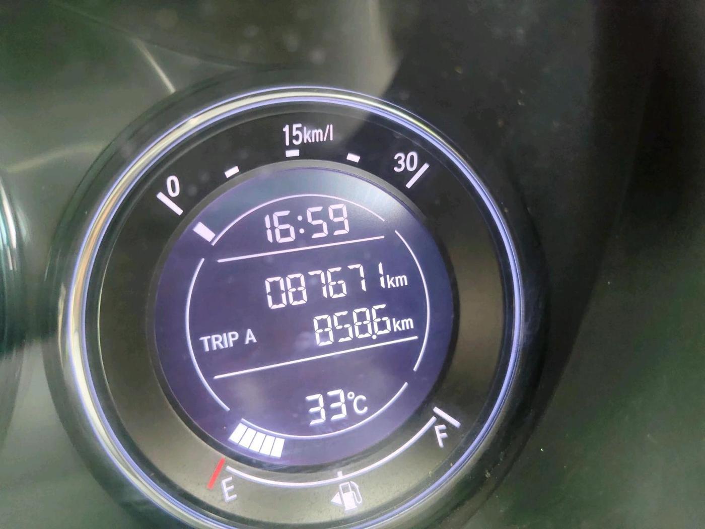2016 Honda BR-V 1.5L I-VTEC V, Petrol, Manual, 87,671 km, interior
