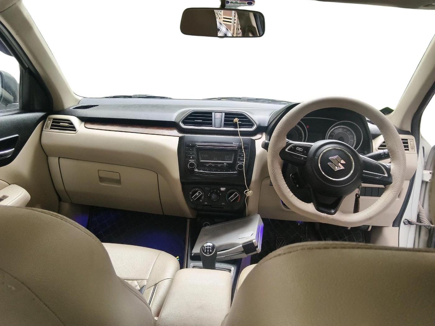 2017 Maruti Dzire VXI, Petrol, Manual, 74,564 km, interior