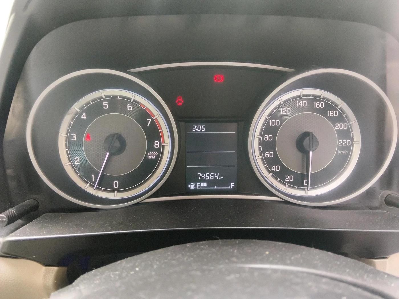 2017 Maruti Dzire VXI, Petrol, Manual, 74,564 km, interior