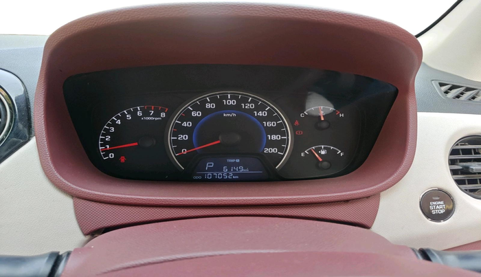 2014 Hyundai Grand i10 ASTA AT 1.2 KAPPA VTVT, CNG, Automatic, 1,07,052 km, interior