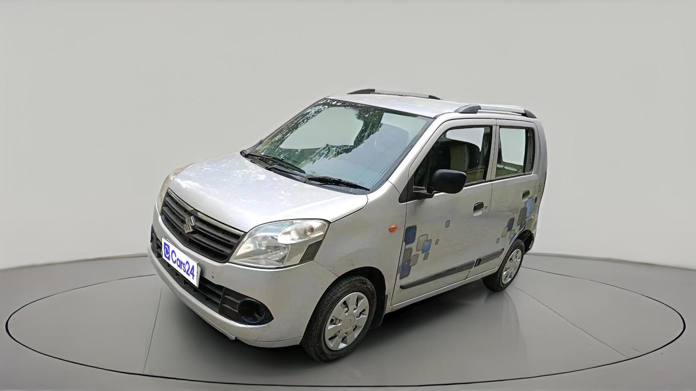 2012 Maruti Wagon R 1.0 LXI, Petrol, Manual, 63,450 km, exterior