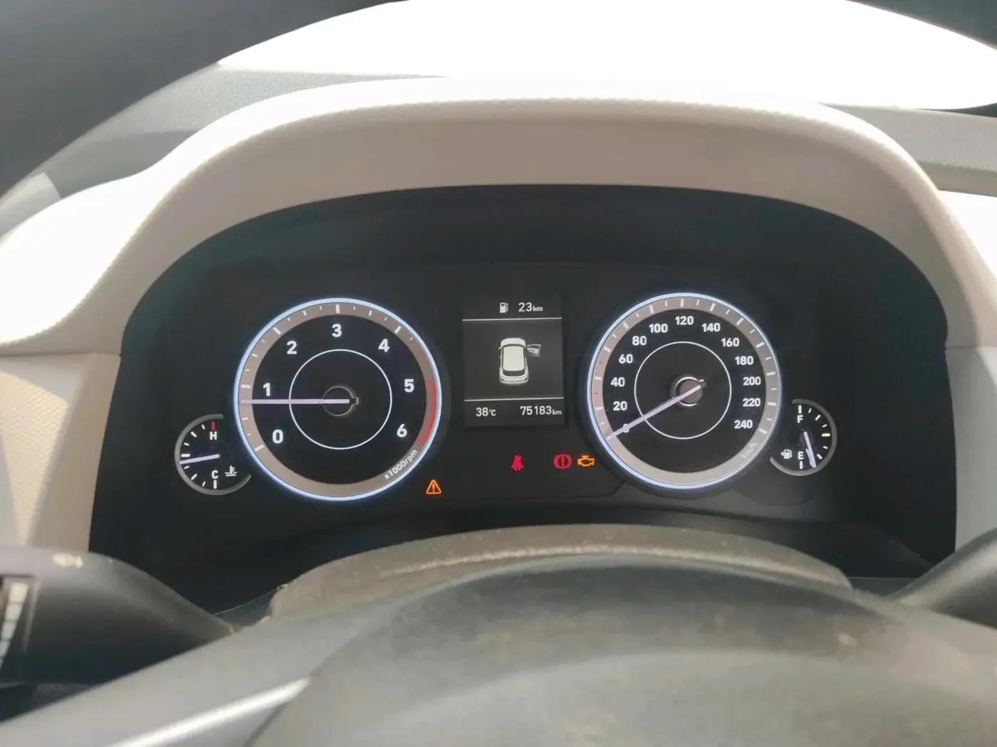 2022 Hyundai Creta E 1.5 DIESEL, Diesel, Manual, 75,183 km, interior
