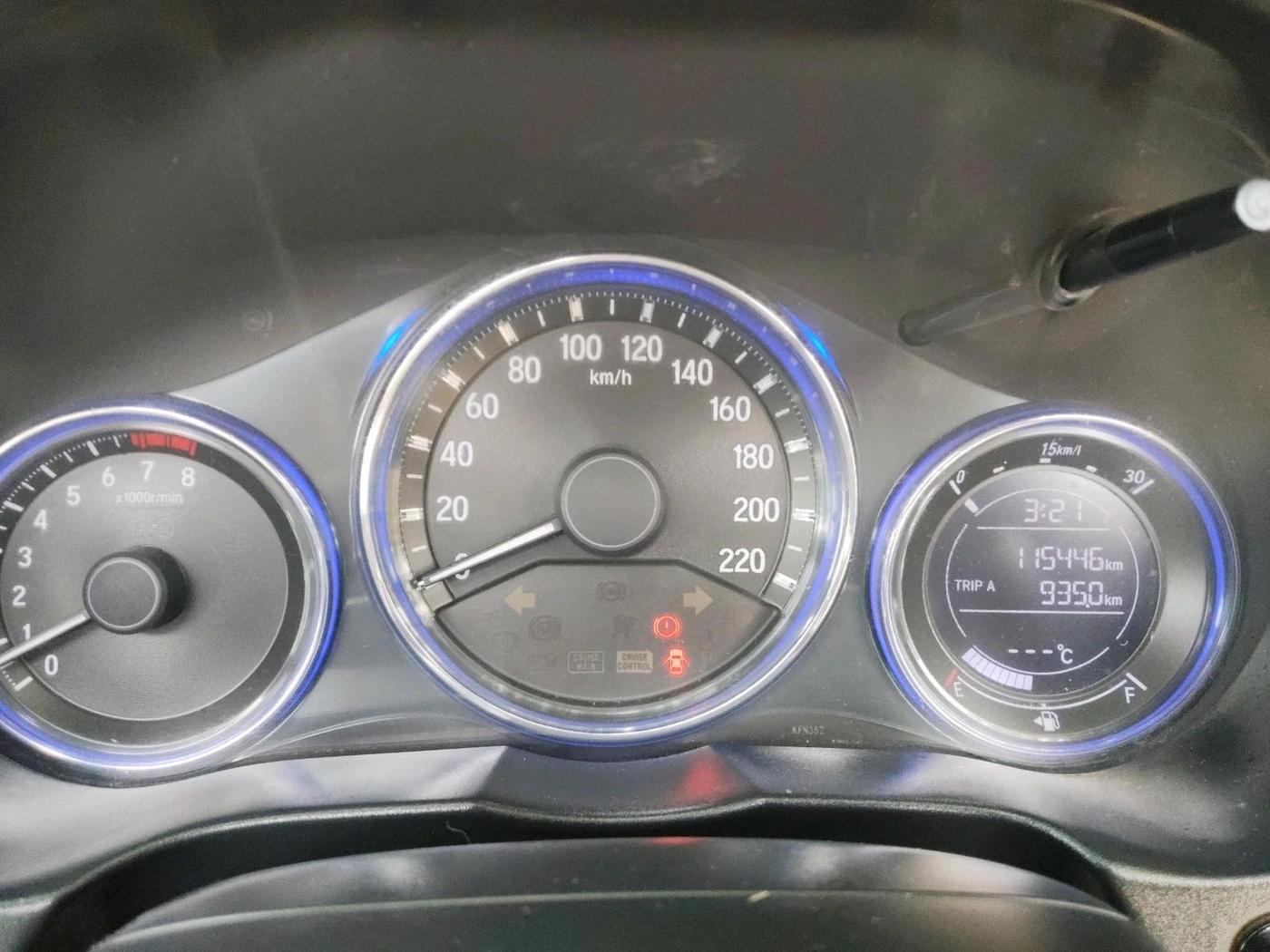 2014 Honda City 1.5L I-VTEC VX, CNG, Manual, 1,15,446 km, interior