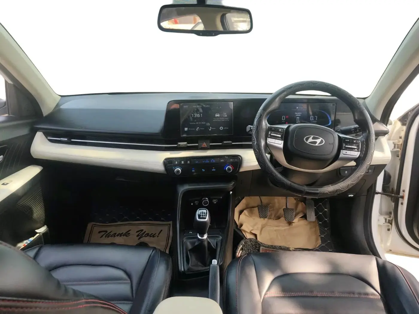 2025 Hyundai Verna SX 1.5 l MPI, Petrol, Manual, 15,874 km, interior