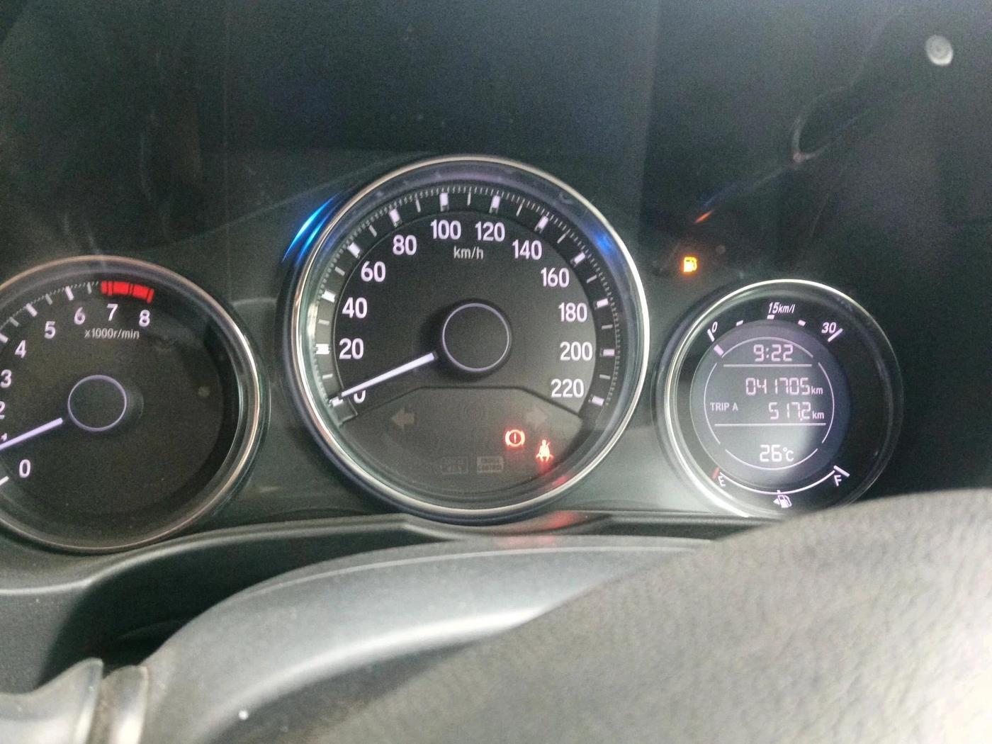 2017 Honda City 1.5L I-VTEC VX, Petrol, Manual, 41,705 km, interior