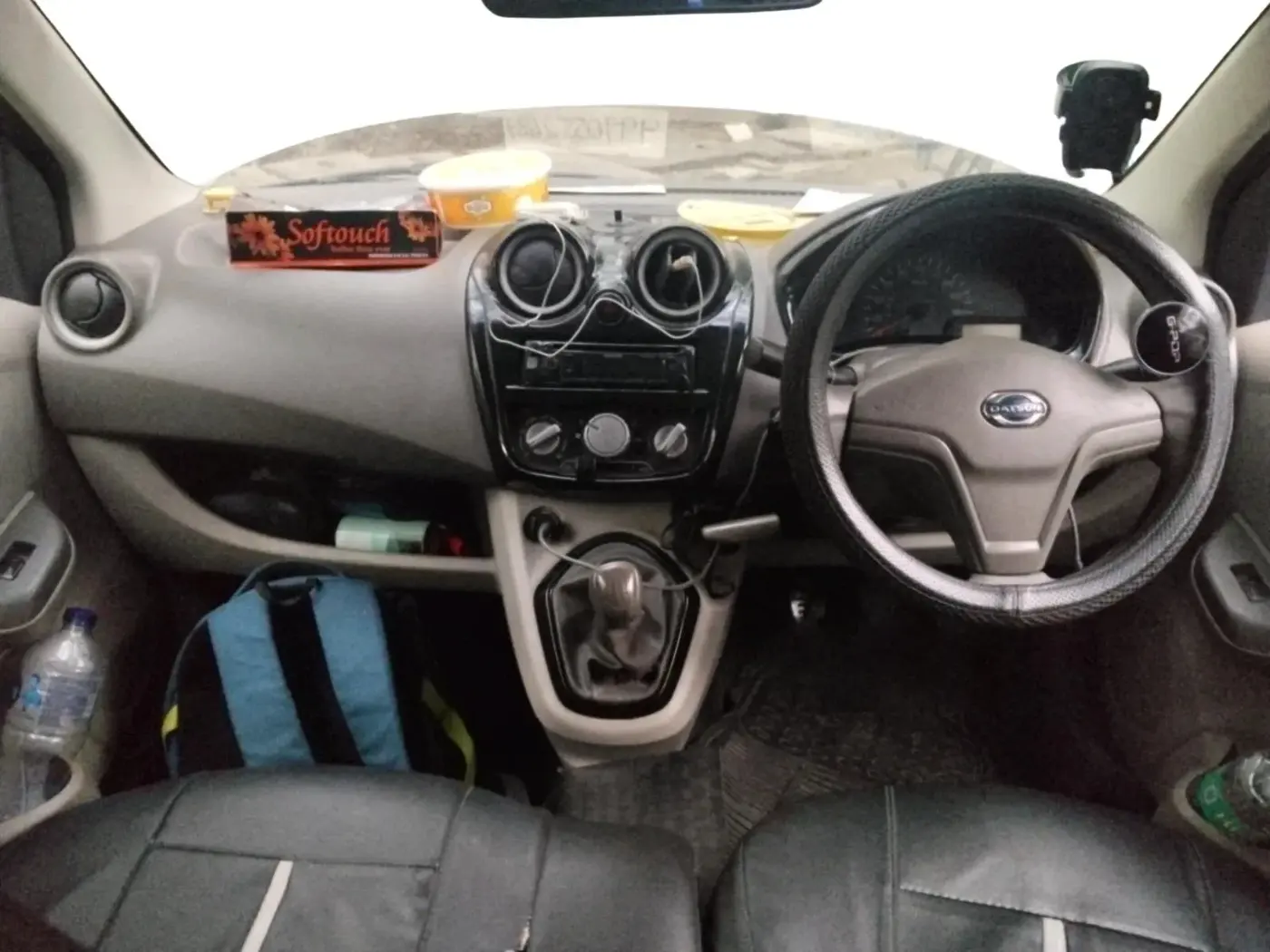 2015 Datsun Go Plus T, Petrol, Manual, 1,09,280 km, interior