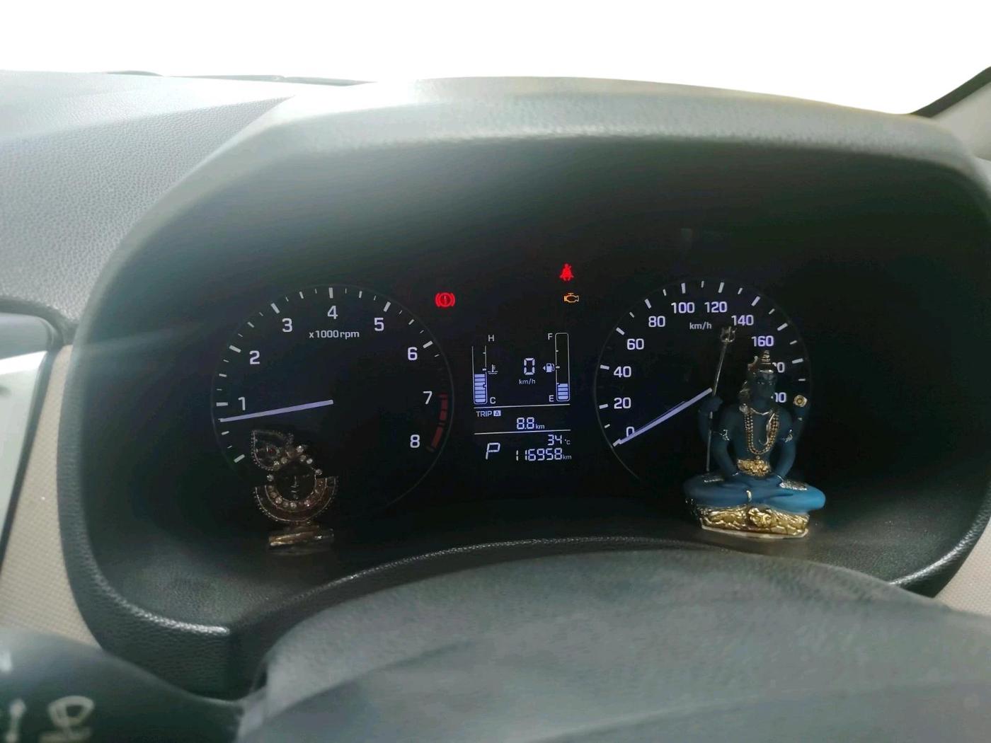 2017 Hyundai Creta SX PLUS AT 1.6 PETROL, Petrol, Automatic, 1,16,958 km, interior