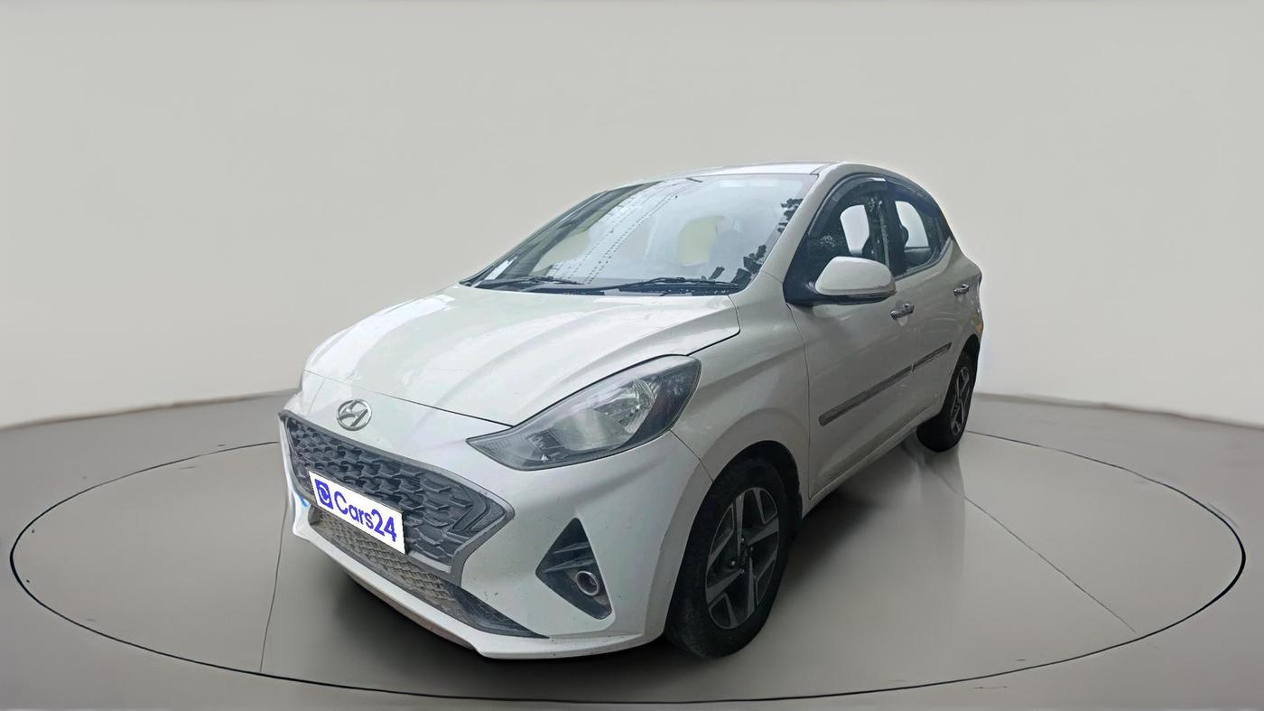 2020 Hyundai AURA SX 1.2, CNG, Manual, 37,001 km, exterior