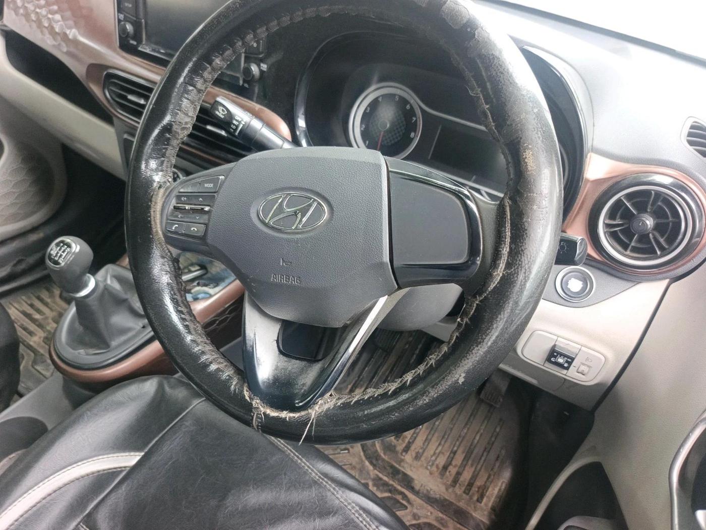 2020 Hyundai AURA SX 1.2, CNG, Manual, 37,001 km, interior