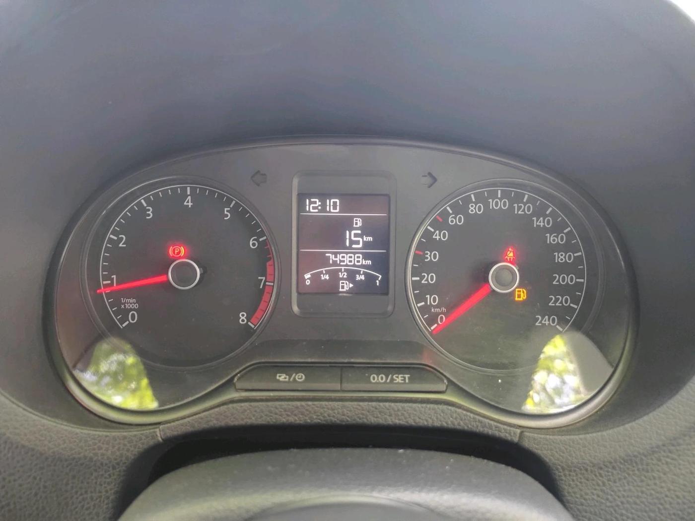 2019 Volkswagen Polo COMFORTLINE 1.0L MPI, Petrol, Manual, 76,000 km, interior