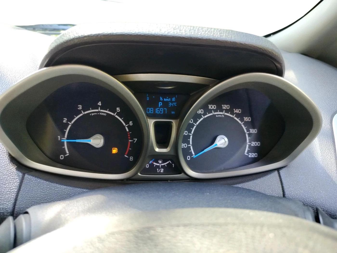2014 Ford Ecosport TITANIUM 1.5L PETROL AT, Petrol, Automatic, 81,697 km, interior