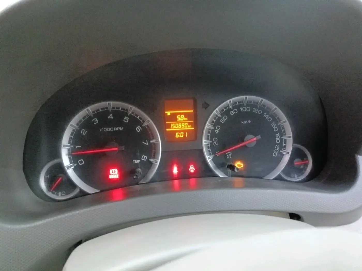 2015 Maruti Ertiga VXI, CNG, Manual, 15,40,000 km, interior