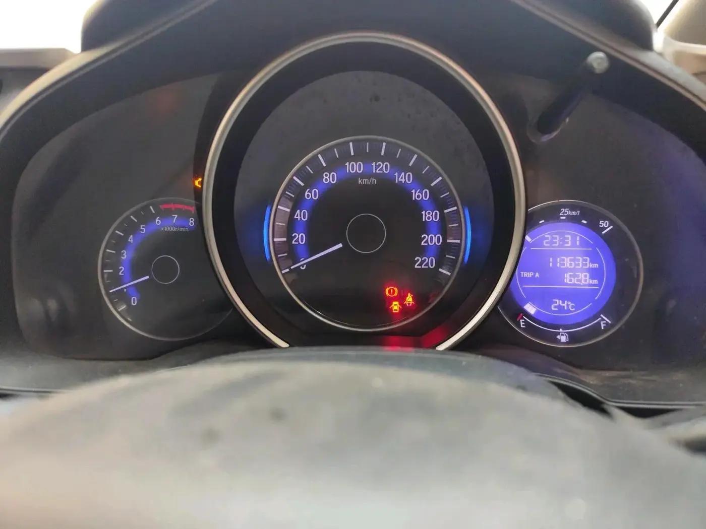 2017 Honda WR-V 1.2L I-VTEC VX MT, CNG, Manual, 1,13,650 km, interior