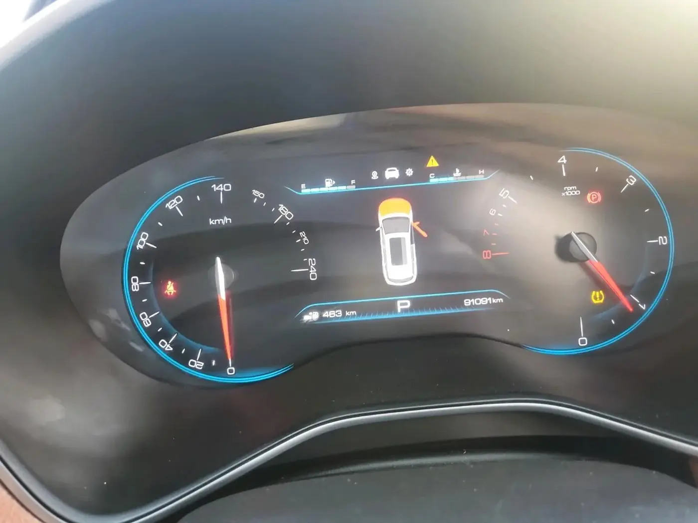2020 MG HECTOR PLUS SHARP 1.5 PETROL TURBO DCT 6-STR, Petrol, Automatic, 91,091 km, interior