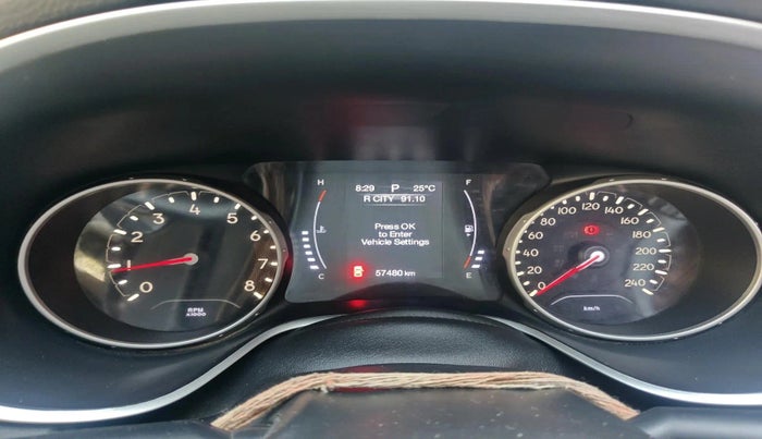 2017 Jeep Compass LIMITED 1.4 PETROL AT, Petrol, Automatic, 57,480 km, interior