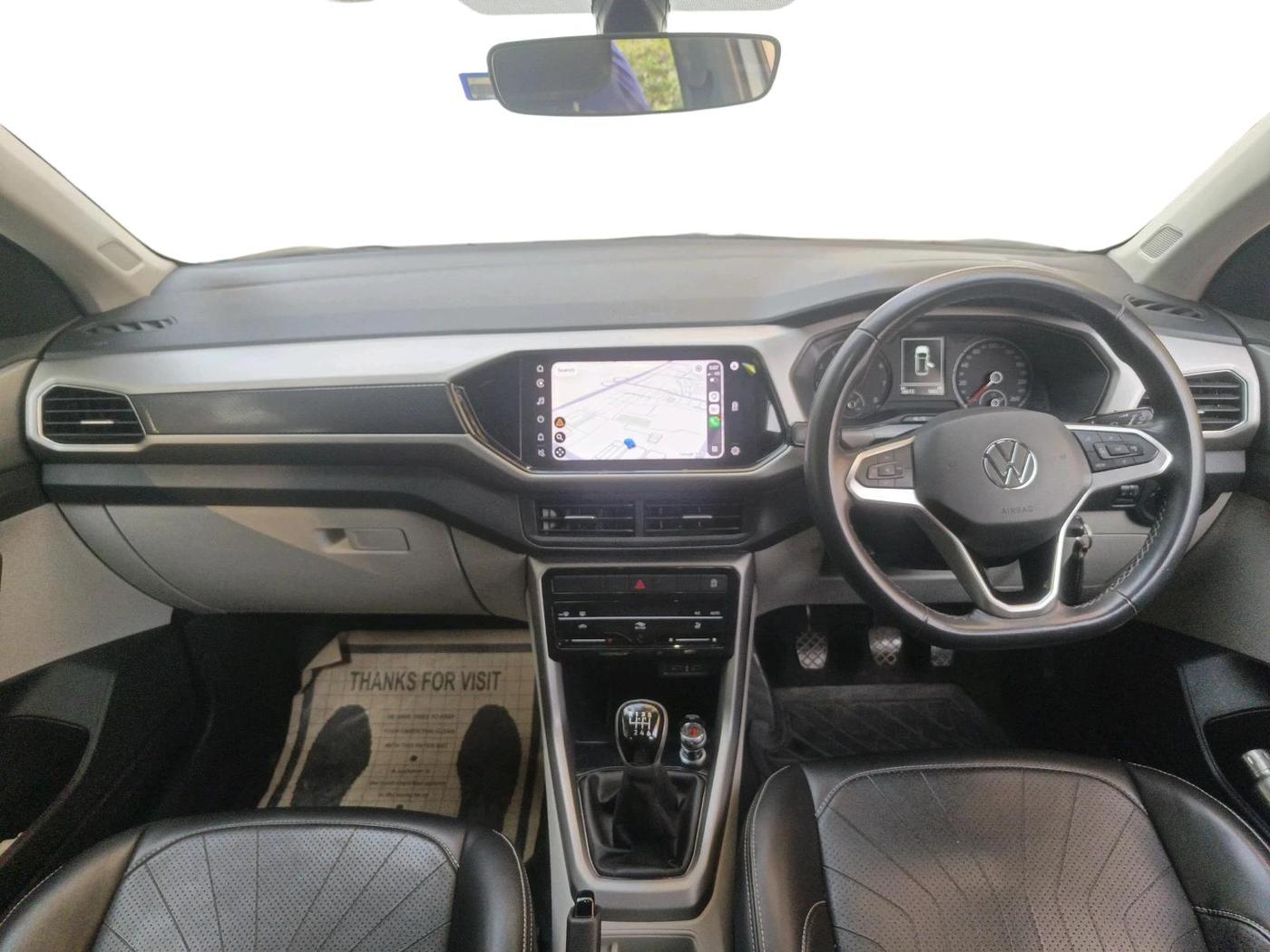 2022 Volkswagen TAIGUN HIGHLINE 1.0 TSI MT, Petrol, Manual, 38,613 km, interior