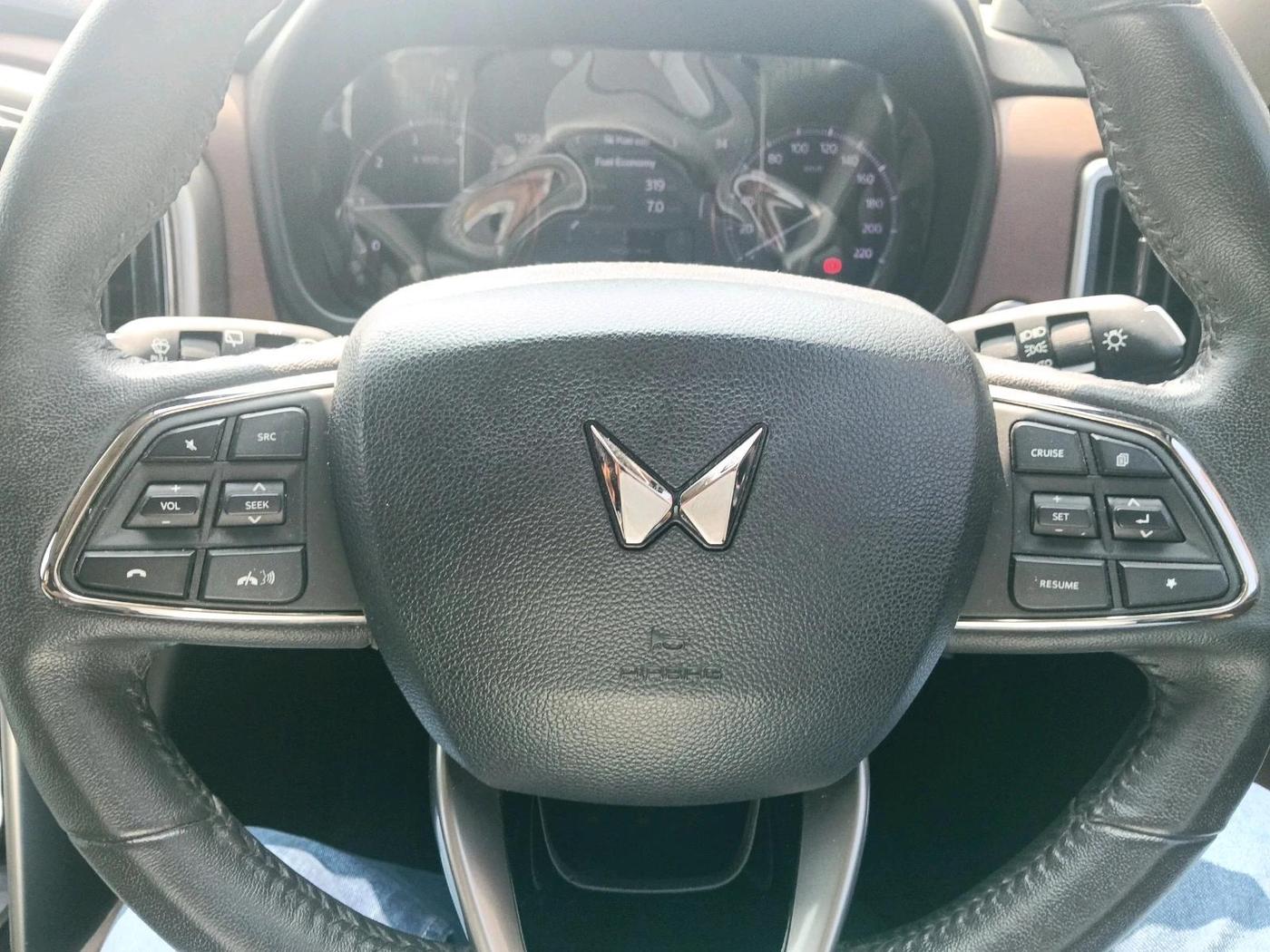 2025 Mahindra SCORPIO-N Z8 DIESEL AT 2WD 7 STR, Diesel, Automatic, 14,625 km, interior