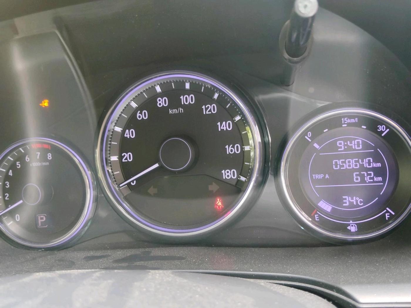 2019 Honda BR-V 1.5L I-VTEC V CVT, Petrol, Automatic, 58,640 km, interior